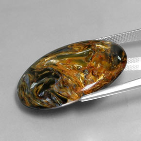 30.21 карата, натуральный Многоцветный Питерсайт, Огранка Овал, Непрозрачный