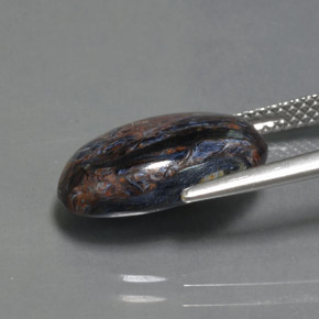 4.65 карата, натуральный Многоцветный Питерсайт, Овал, Непрозрачный