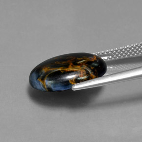 5.19 карата, натуральный Многоцветный Питерсайт, Огранка Овал, Непрозрачный