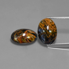  карата, натуральный Многоцветный Питерсайт, Огранка Овал, Непрозрачный