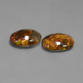  карата, натуральный Многоцветный Питерсайт, Огранка Овал, Непрозрачный