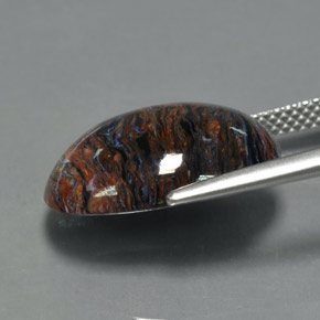 8.77 карата, натуральный Многоцветный Питерсайт, Огранка Овал, Непрозрачный