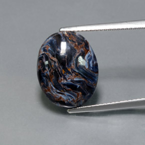 7.11 карата, натуральный Многоцветный Питерсайт, Огранка Овал, Непрозрачный