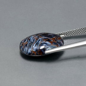 7.11 карата, натуральный Многоцветный Питерсайт, Огранка Овал, Непрозрачный