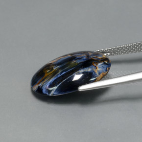 6.54 карата, натуральный Многоцветный Питерсайт, Огранка Овал, Непрозрачный