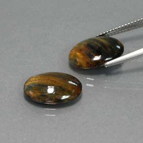  карата, натуральный Многоцветный Питерсайт, Огранка Овал, Непрозрачный