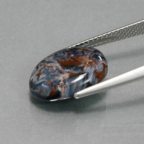 4.49 карата, натуральный Многоцветный Питерсайт, Огранка Овал, Непрозрачный