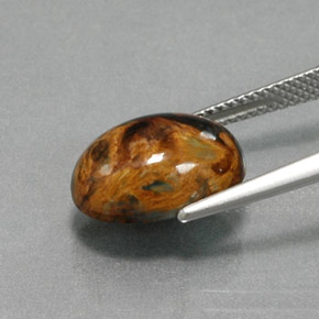 5.08 карата, натуральный Многоцветный Питерсайт, Огранка Овал, Непрозрачный