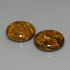  карата, натуральный Многоцветный Питерсайт, Огранка Круг, Непрозрачный