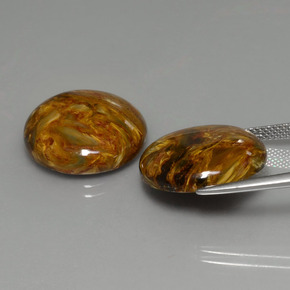  карата, натуральный Многоцветный Питерсайт, Огранка Круг, Непрозрачный