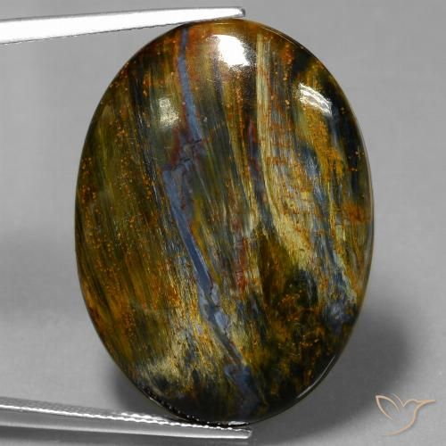 23.40ct Натуральный Многоцветный Питерсайт, Овал, Непрозрачный