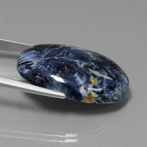 30.94 карата, натуральный Многоцветный Питерсайт, Огранка Овал, Непрозрачный