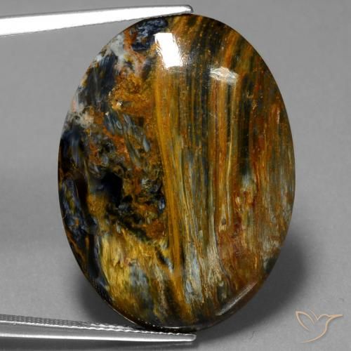24.82ct Натуральный Многоцветный Питерсайт, Овал, Непрозрачный