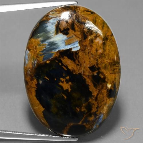 29.98ct Натуральный Многоцветный Питерсайт, Овал, Непрозрачный