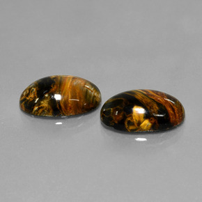  карата, натуральный Многоцветный Питерсайт, Огранка Овал, Непрозрачный