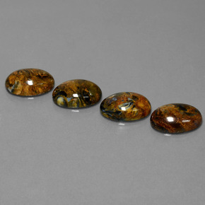  карата, натуральный Многоцветный Питерсайт, Огранка Овал, Непрозрачный