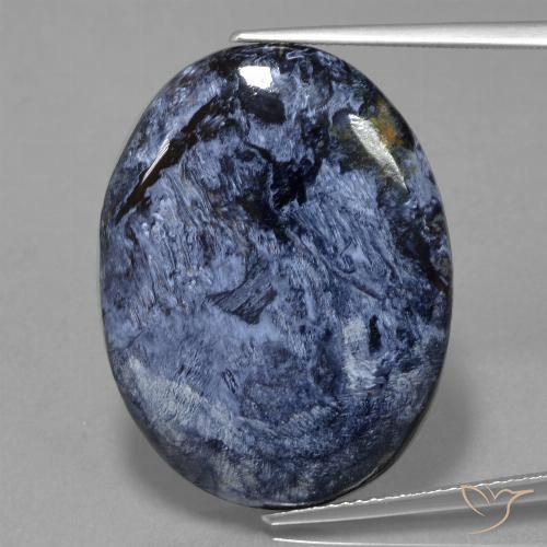 26.73ct Натуральный Многоцветный Питерсайт, Овал, Непрозрачный