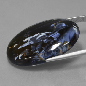 31.19 карата, натуральный Многоцветный Питерсайт, Огранка Овал, Непрозрачный