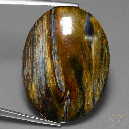 20.70ct Натуральный Многоцветный Питерсайт, Овал, Непрозрачный