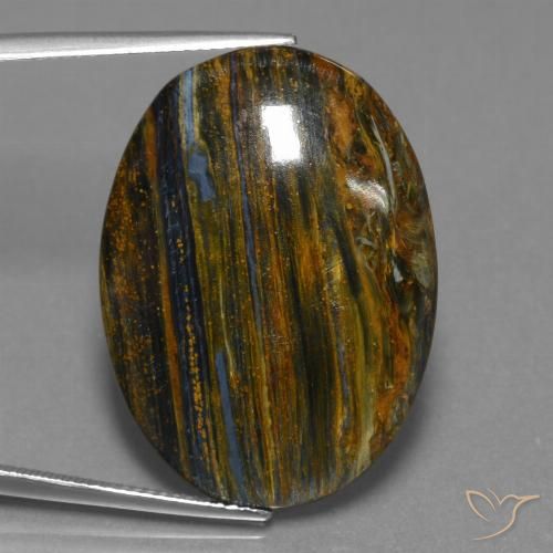 24.13ct Натуральный Многоцветный Питерсайт, Овал, Непрозрачный