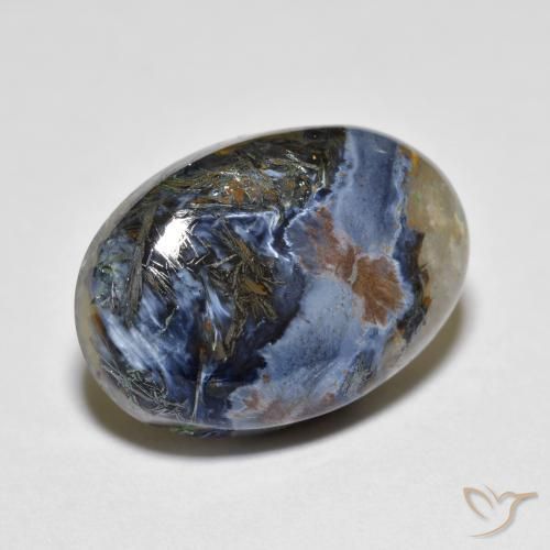9.50ct Натуральный Многоцветный Питерсайт, Овал, Непрозрачный
