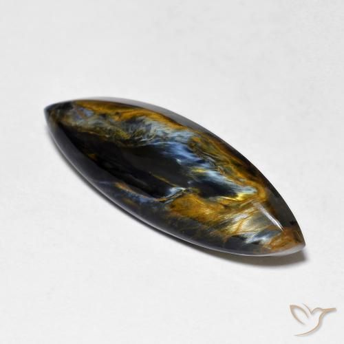 7.14ct Натуральный Многоцветный Питерсайт, Маркиза, Непрозрачный