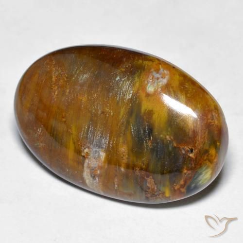 18.70ct Натуральный Многоцветный Питерсайт, Овал, Непрозрачный