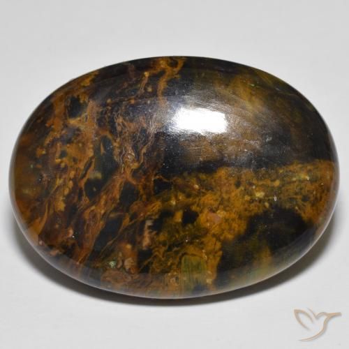 35.70ct Натуральный Многоцветный Питерсайт, Овал, Непрозрачный