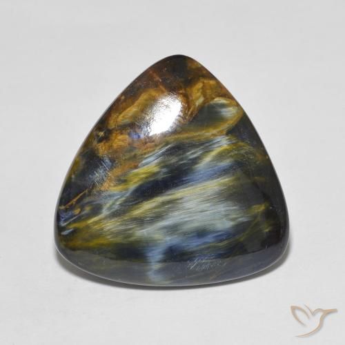 16.98ct Натуральный Многоцветный Питерсайт, Триллион, Непрозрачный