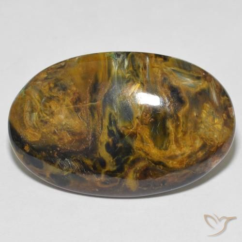 22.94ct Натуральный Многоцветный Питерсайт, Овал, Непрозрачный