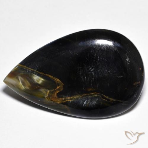 27.85ct Натуральный Многоцветный Питерсайт, Форма груши, Непрозрачный