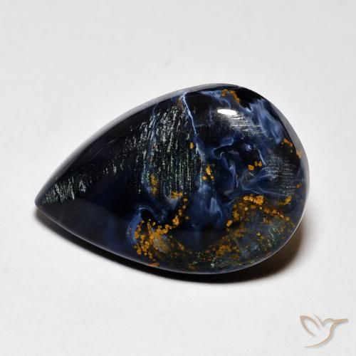 6.58ct Натуральный Многоцветный Питерсайт, Форма груши, Непрозрачный