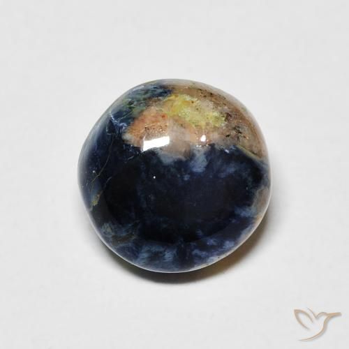 1.35ct Натуральный Многоцветный Питерсайт, Круглый, Непрозрачный