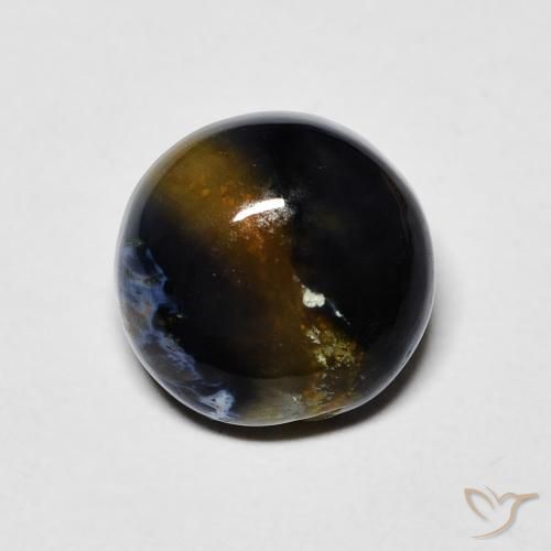 1.60ct Натуральный Многоцветный Питерсайт, Круглый, Непрозрачный