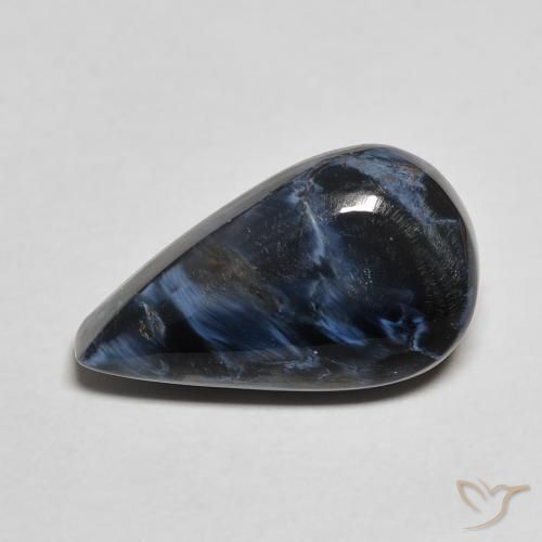 4.48ct Натуральный Многоцветный Питерсайт, Форма груши, Непрозрачный