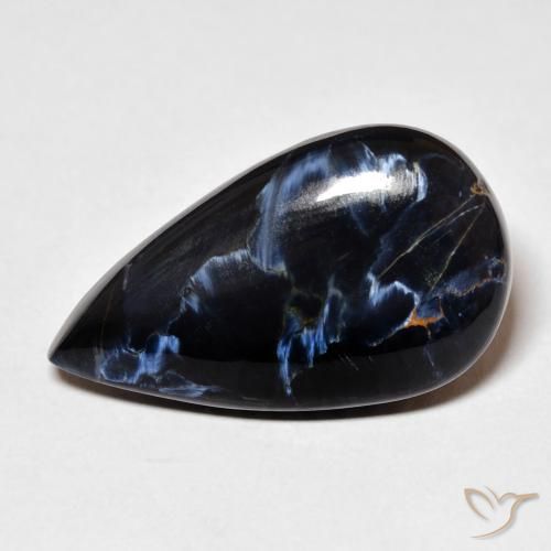 13.53ct Натуральный Многоцветный Питерсайт, Форма груши, Непрозрачный
