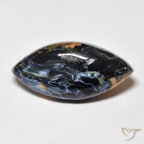 9.05ct Натуральный Многоцветный Питерсайт, Маркиза, Непрозрачный
