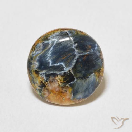 1.40ct Натуральный Многоцветный Питерсайт, Круглый, Непрозрачный
