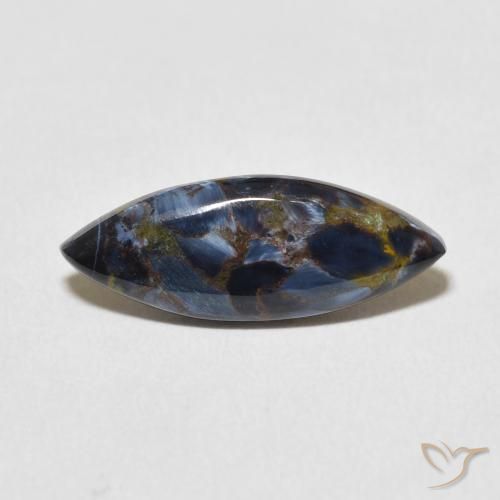 3.36ct Натуральный Многоцветный Питерсайт, Маркиза, Непрозрачный