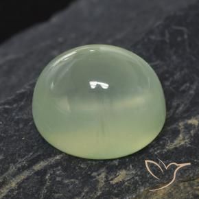 3.21 карата, натуральный Pale Green  пренит, Овал, Прозрачный