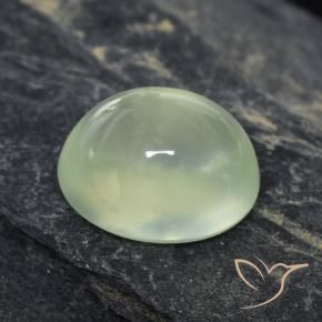 1.59 карата, натуральный Pale Green  пренит, Овал, Прозрачный