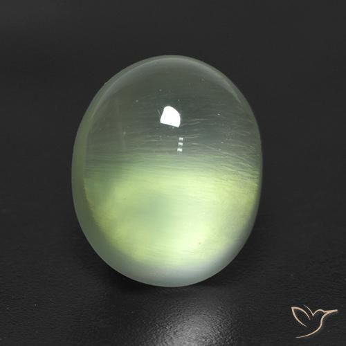 2.72ct Натуральный Yellow Green  пренит, Овал, Прозрачный