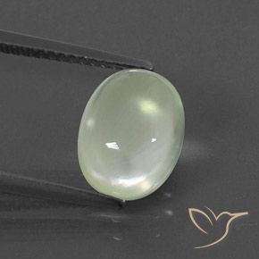 2.68ct Натуральный Pale Green  пренит, Овал, Прозрачный