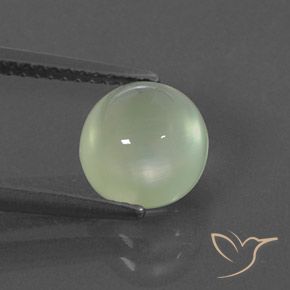 2.37ct Натуральный Pale Green  пренит, Овал, Полупрозрачный