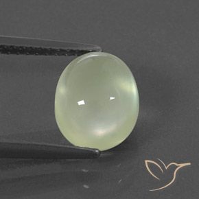 2.60ct Натуральный Medium Green  пренит, Овал, Полупрозрачный