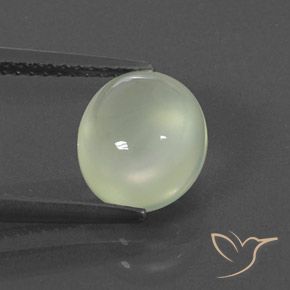 2.64ct Натуральный Medium Green  пренит, Овал, Полупрозрачный