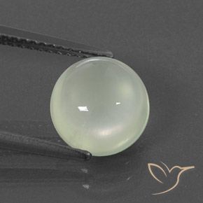 2.83ct Натуральный Warm Light Green  пренит, Овал, Полупрозрачный