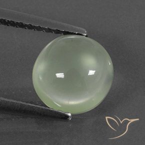 1.86ct Натуральный Pale Green  пренит, Круглый, Полупрозрачный
