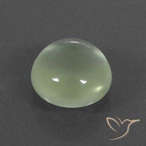 1.86 карата, натуральный Pale Green  пренит, Круглый, Полупрозрачный