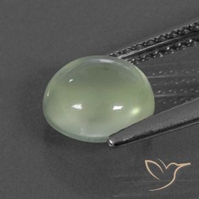 1.86 карата, натуральный Pale Green  пренит, Круглый, Полупрозрачный